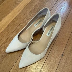 Cute suede kitten heels